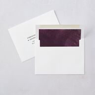 Elegant Holiday Envelope Liners Bordeaux Standard