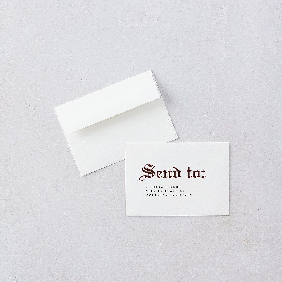 Editorial Gothic Till Death Wedding Response Cards Charcoal Signature Standard