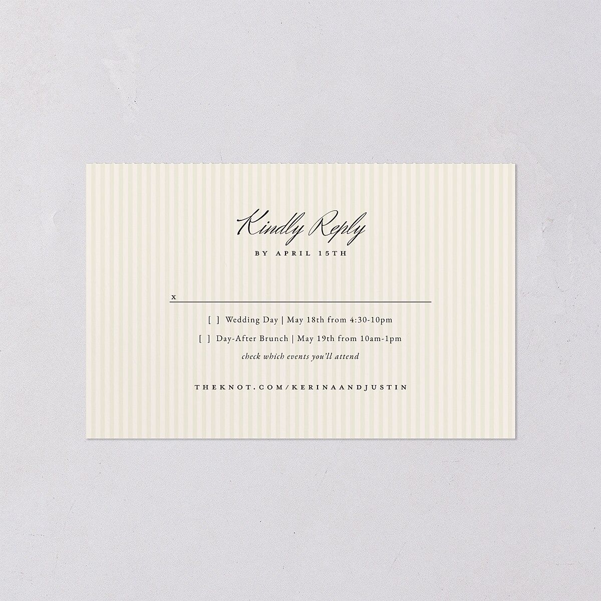 Vintage Lace All-in-One Wedding Invitations Burgundy Signature Light Both Recipient and Return Addresses No