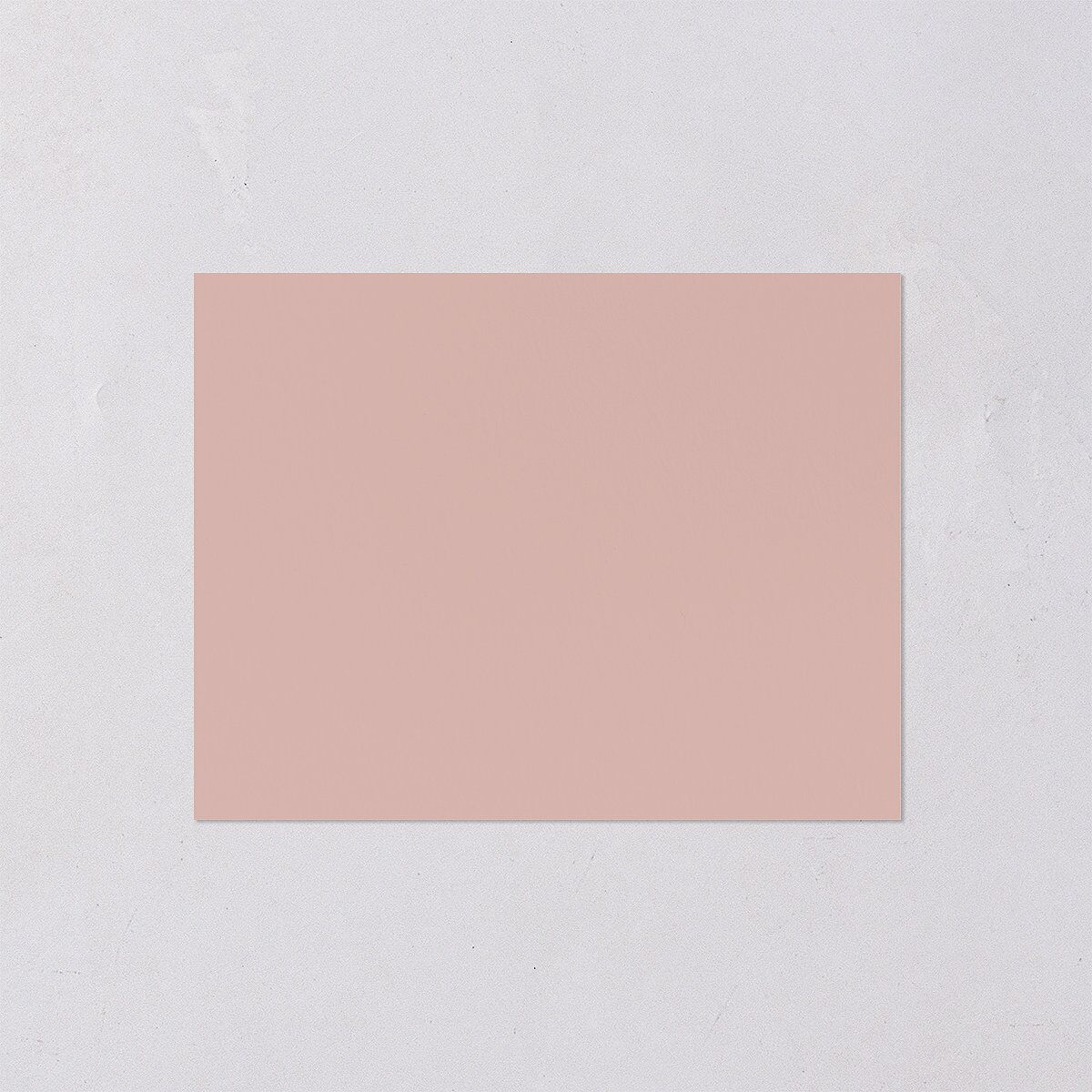 Delicate Wildflower Save the Date Petite Cards Peach Pink Signature smooth Blank No Standard