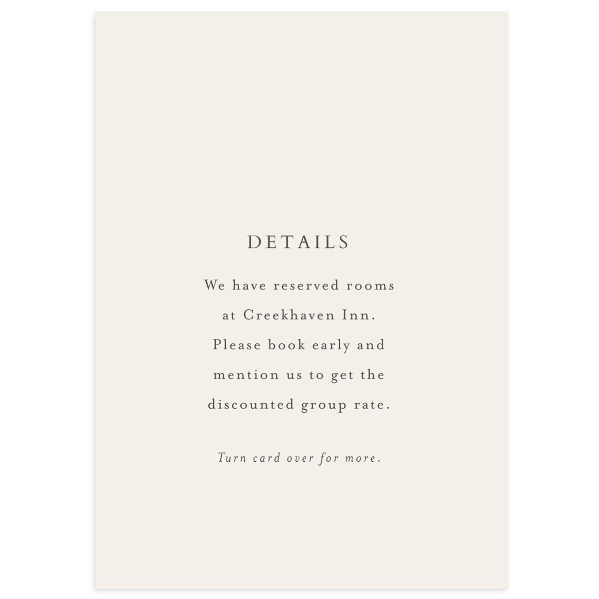 Delicate Vines Wedding Enclosure Cards