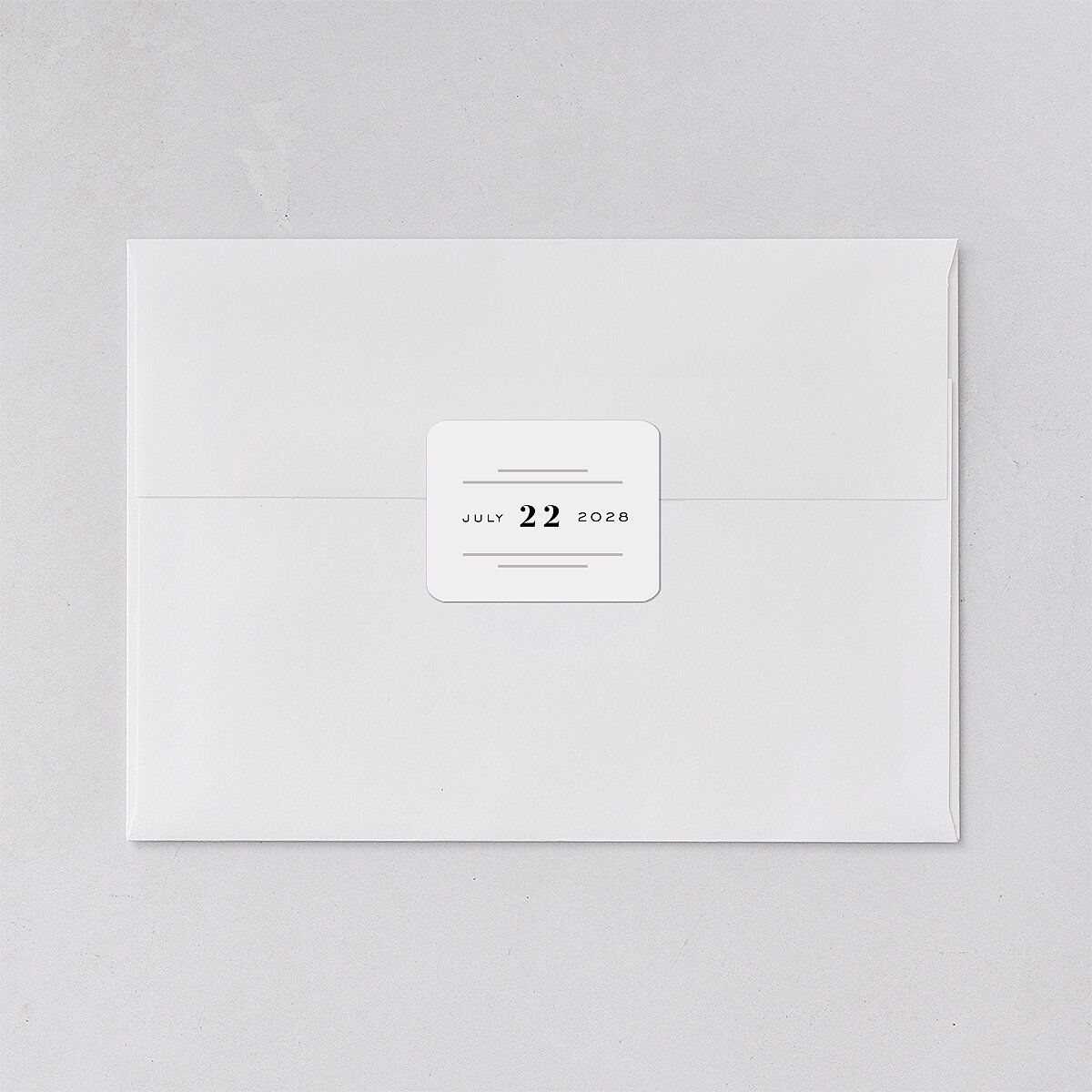Framed Photo Wedding Stickers Pure White Rounded