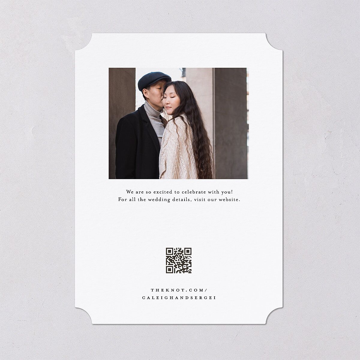 Elegant Frame Save the Date Cards — view 3