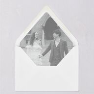 Modern Classic Picture Portrait Euro Envelope Liners Pure White Luxe