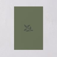 Rustic Nouveau Table Numbers Gold Hunter Green Signature