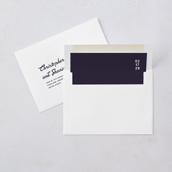 Vintage Retro Ski Poster Wedding Invitations Pure White Signature Blank No Standard