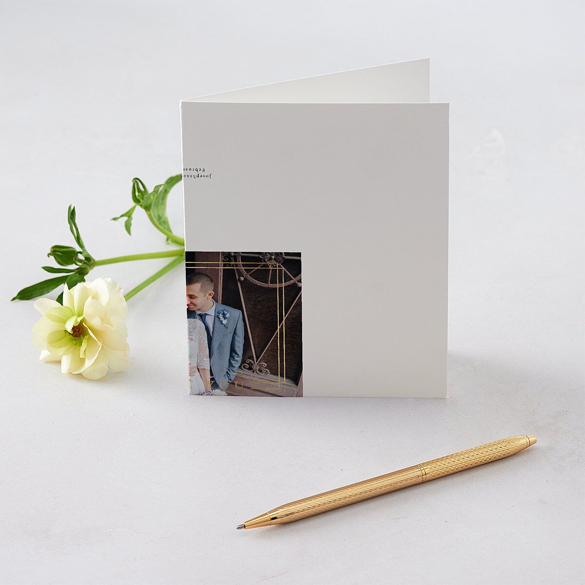 Double Frame Thank You Cards — view 1