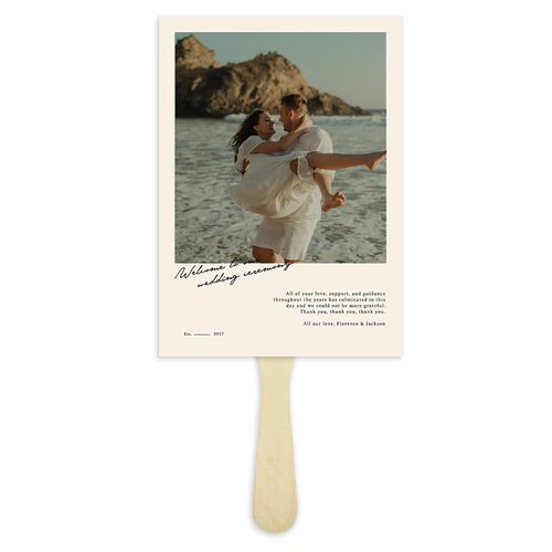 Vintage Film Photo Fan Programs Sand Signature Standard