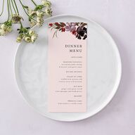 Autumn Romance Menus Chocolate Signature