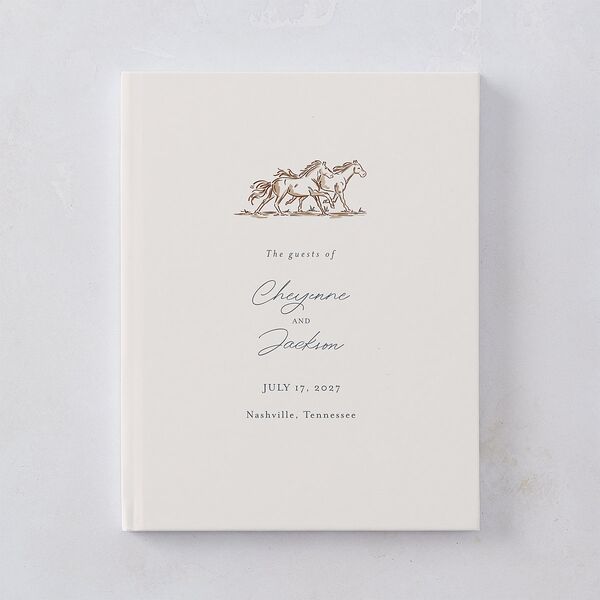 Western Wild Horses Guest Books Falcon