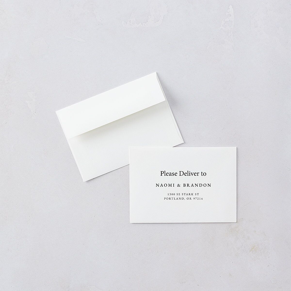 Romantic Ampersand Wedding Response Cards — view 3