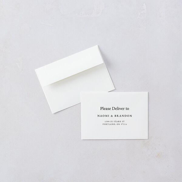 Romantic Ampersand Wedding Response Cards Pure White Gold Signature