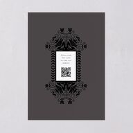 Medieval Elegance Wedding Invitations Gold Midnight Signature Blank No Standard