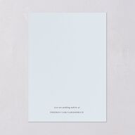New Orleans Wedding Invitations Ice Blue Signature Blank No
