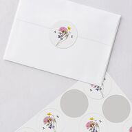 Pressed Flowers Wedding Stickers Sunflower Sticker