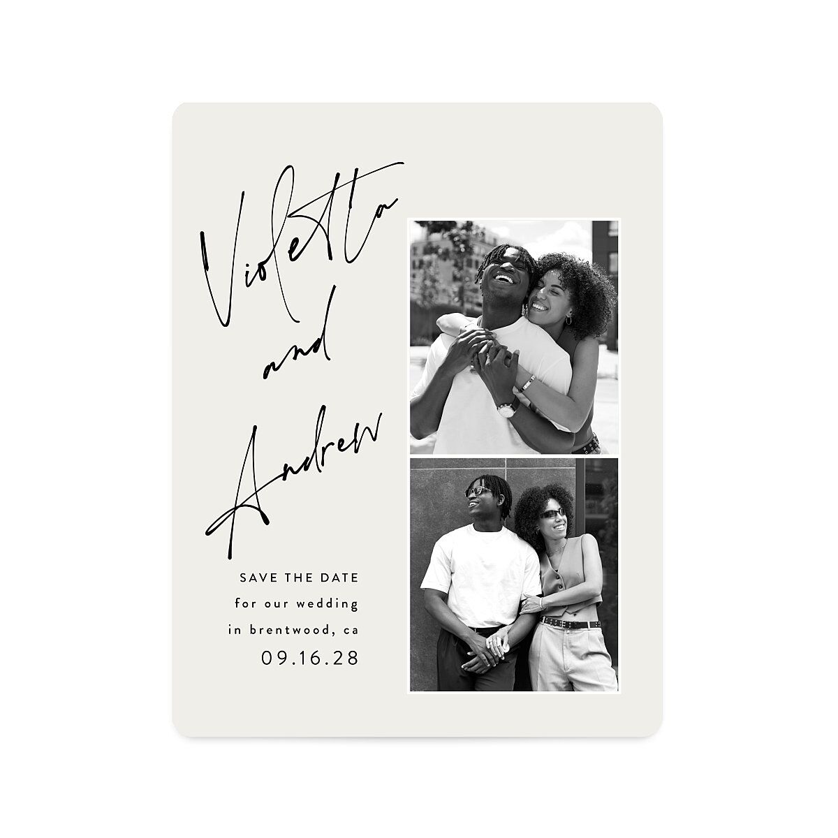 Signed Save The Date Magnets