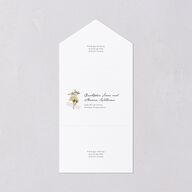 Scrapbook Photo All-in-One Wedding Invitations Thyme Signature Light Both Recipient and Return Addresses No