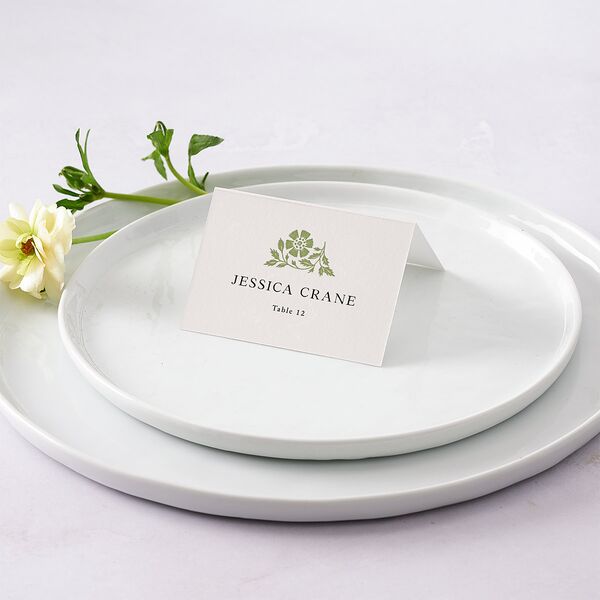 Block Print Place Cards Meadow Signature
