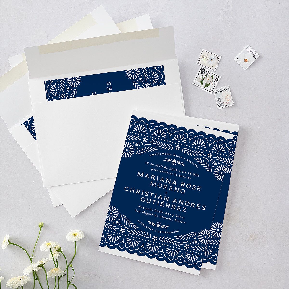 Papel Picado Wedding Invitations — view 4
