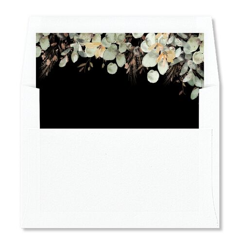 Eucalyptus Edges Envelope Liners Licorice Standard