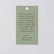 Dainty Frame Favor Gift Tags Thyme Signature