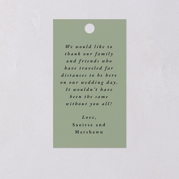 Dainty Frame Favor Gift Tags Thyme Signature