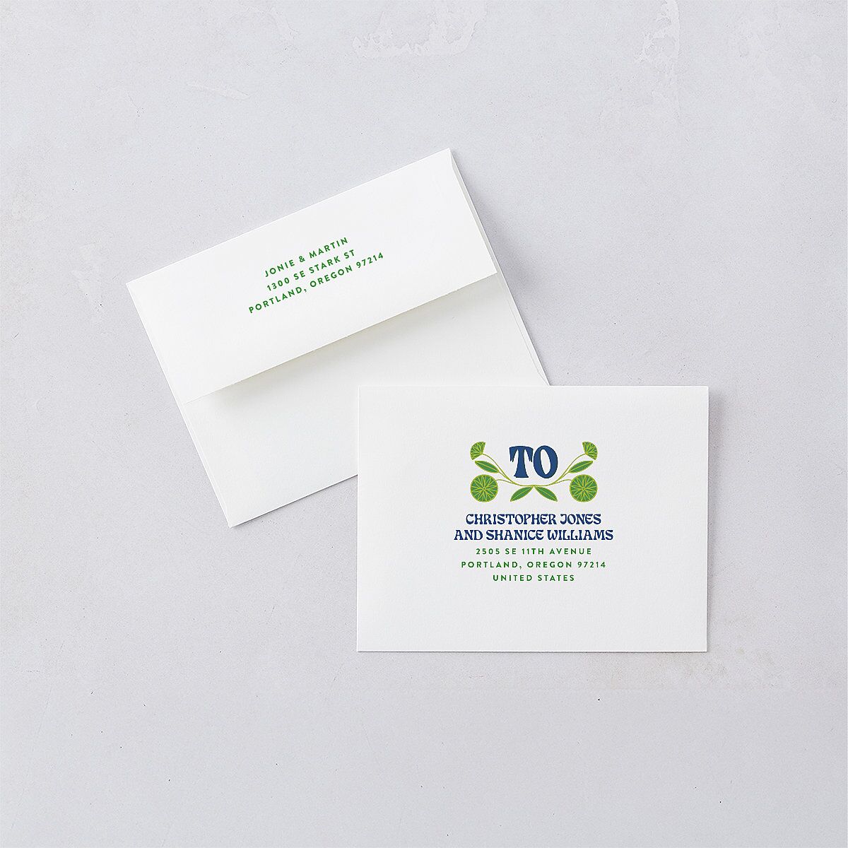 Wedstock Save the Date Petite Cards Sky Signature smooth Blank No Standard