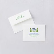 Wedstock Save the Date Petite Cards Sky Signature smooth Blank No Standard