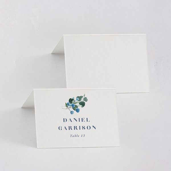 Rustic Greenery Place Cards Cornflower Signature