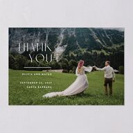 Boho Texture Thank You Postcards Deep Olive Postcard