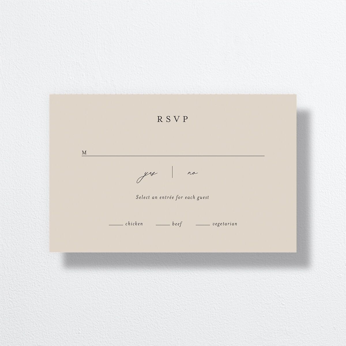 Gothic Antlers All-in-One Wedding Invitations — view 4