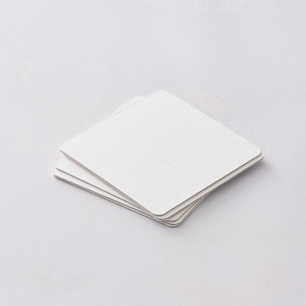 Vibrant Bold Coasters Hot Pink Cardboard Soft Square