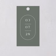 Western Cactus Favor Gift Tags Eucalyptus Signature
