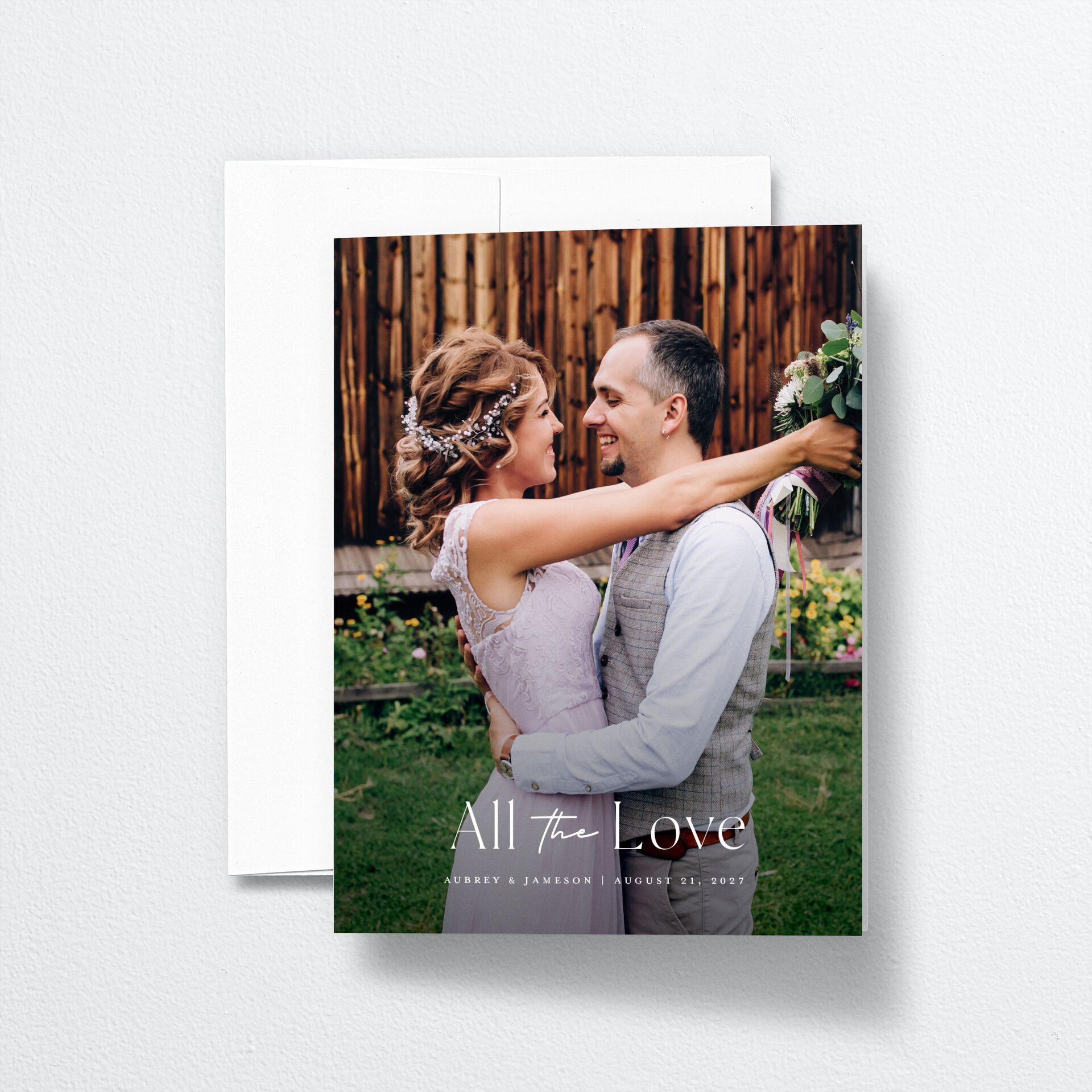 Simple Modern Wildflowers Thank You Cards — view 1
