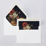 Gothic Medieval Arch Euro Envelope Liners Burgundy Luxe