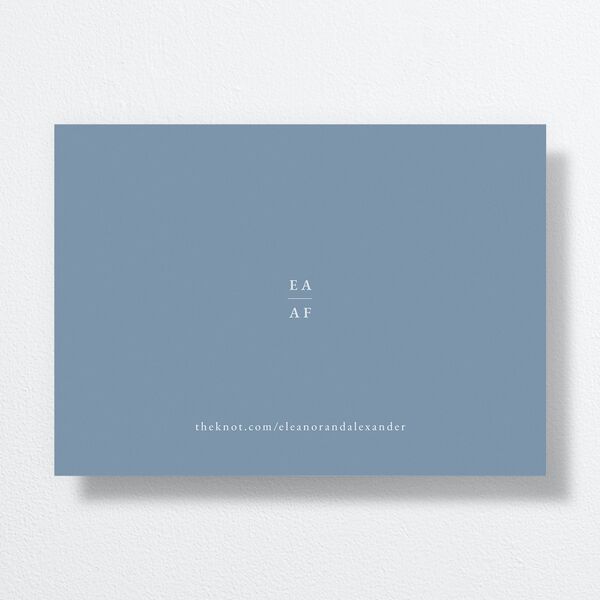 Timeless Floral Foil Save the Date Cards Gold Dusty Blue Signature smooth No