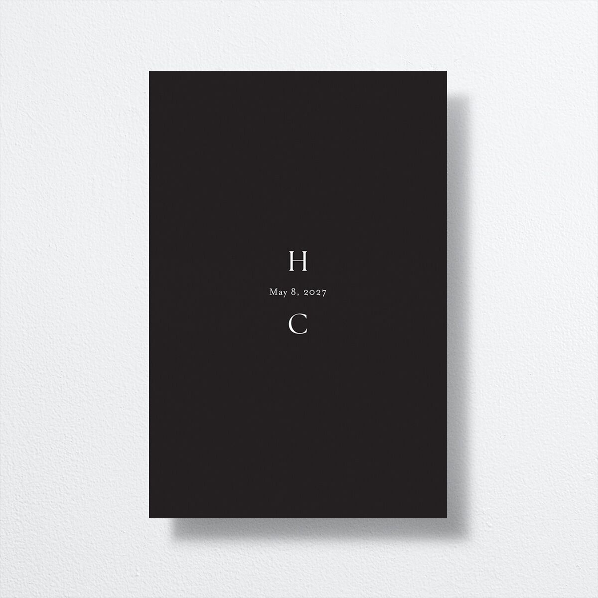 Simple Frame Table Numbers Gold Pure White Signature