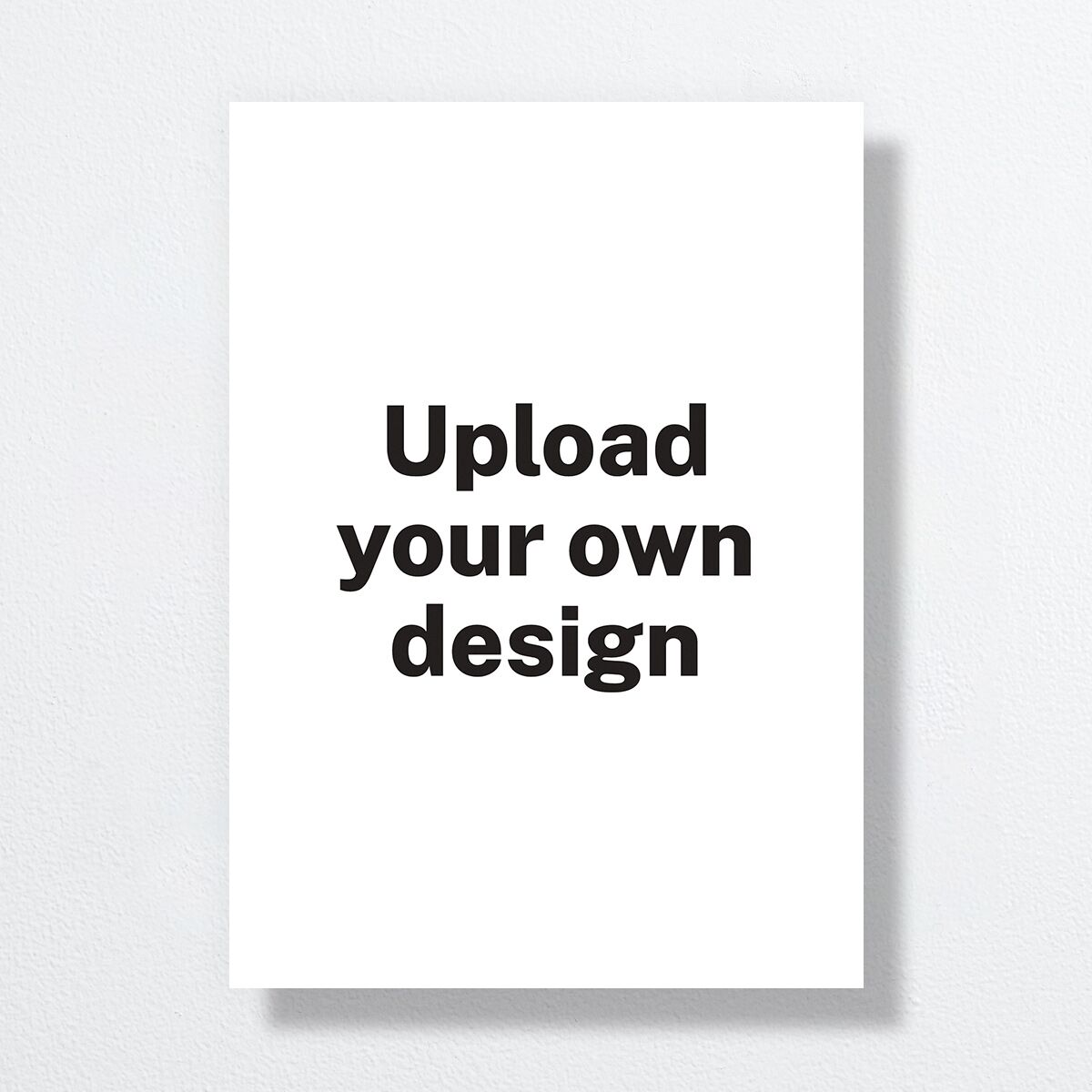 Upload Your Own Design Portrait Save the Date Cards Pure White Signature smooth No Standard