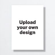 Upload Your Own Design Portrait Wedding Invitations Pure White Signature No Standard