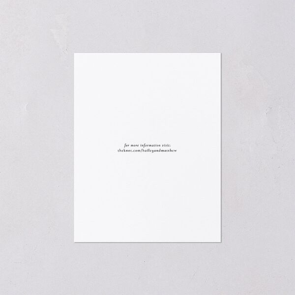 Limitless Photo Save the Date Petite Cards Pure White Signature smooth Blank No Standard