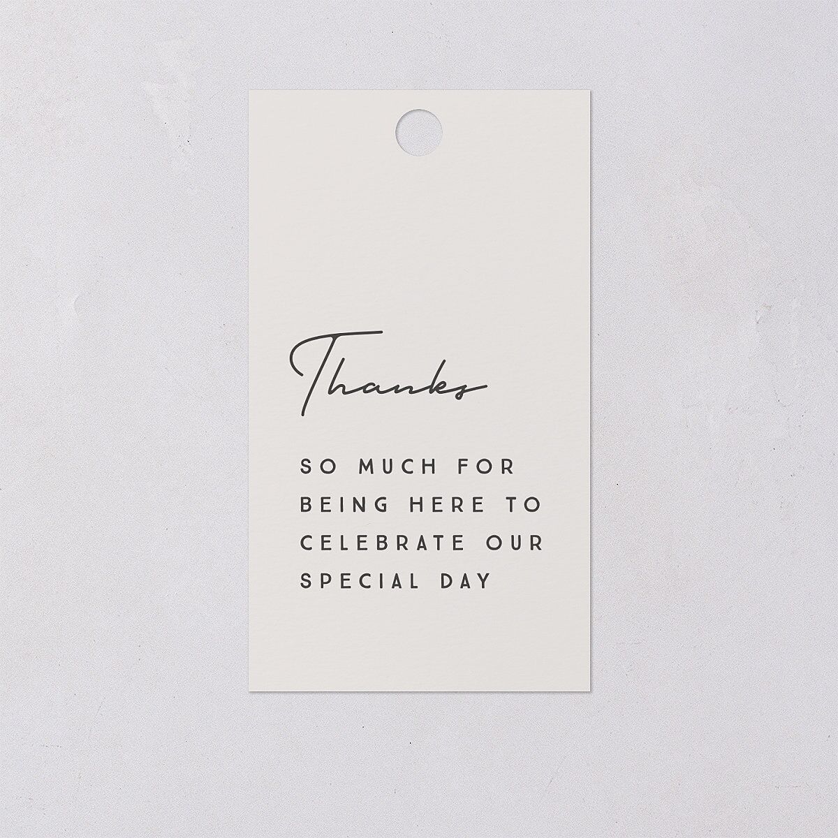 Modern Photograph Favor Gift Tags Mist Signature