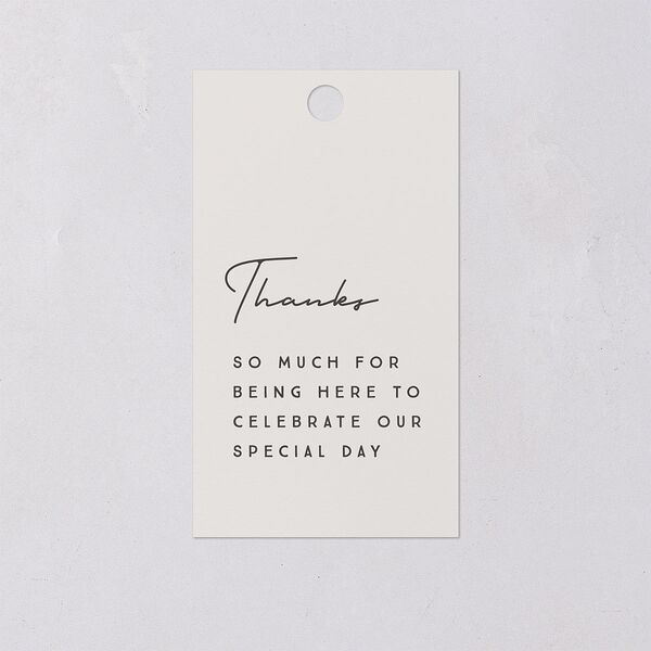 Modern Photograph Favor Gift Tags Mist Signature