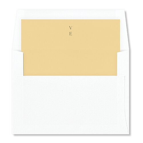Wildflower Border Wedding Standard Envelope Liners Midnight Standard