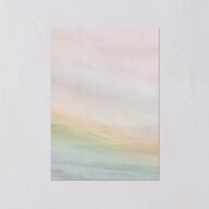 Ethereal Sunset Wedding Enclosure Cards Gold Peach Fuzz Signature