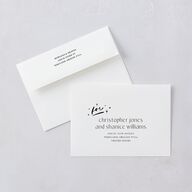Til Death Do We Disco Wedding Invitations Licorice Signature Blank No Standard