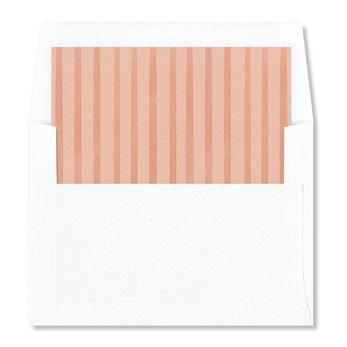 Vintage Heart Locket Envelope Liners Soft Peach Standard