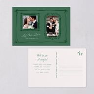 Whimsical Hand Drawn Photo Frames Thank You Postcards Eucalyptus