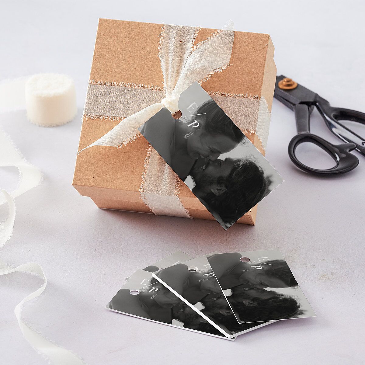 You and Me Favor Gift Tags Fawn Signature