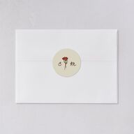 Hand Drawn Tablescape Wedding Stickers Linen Circle