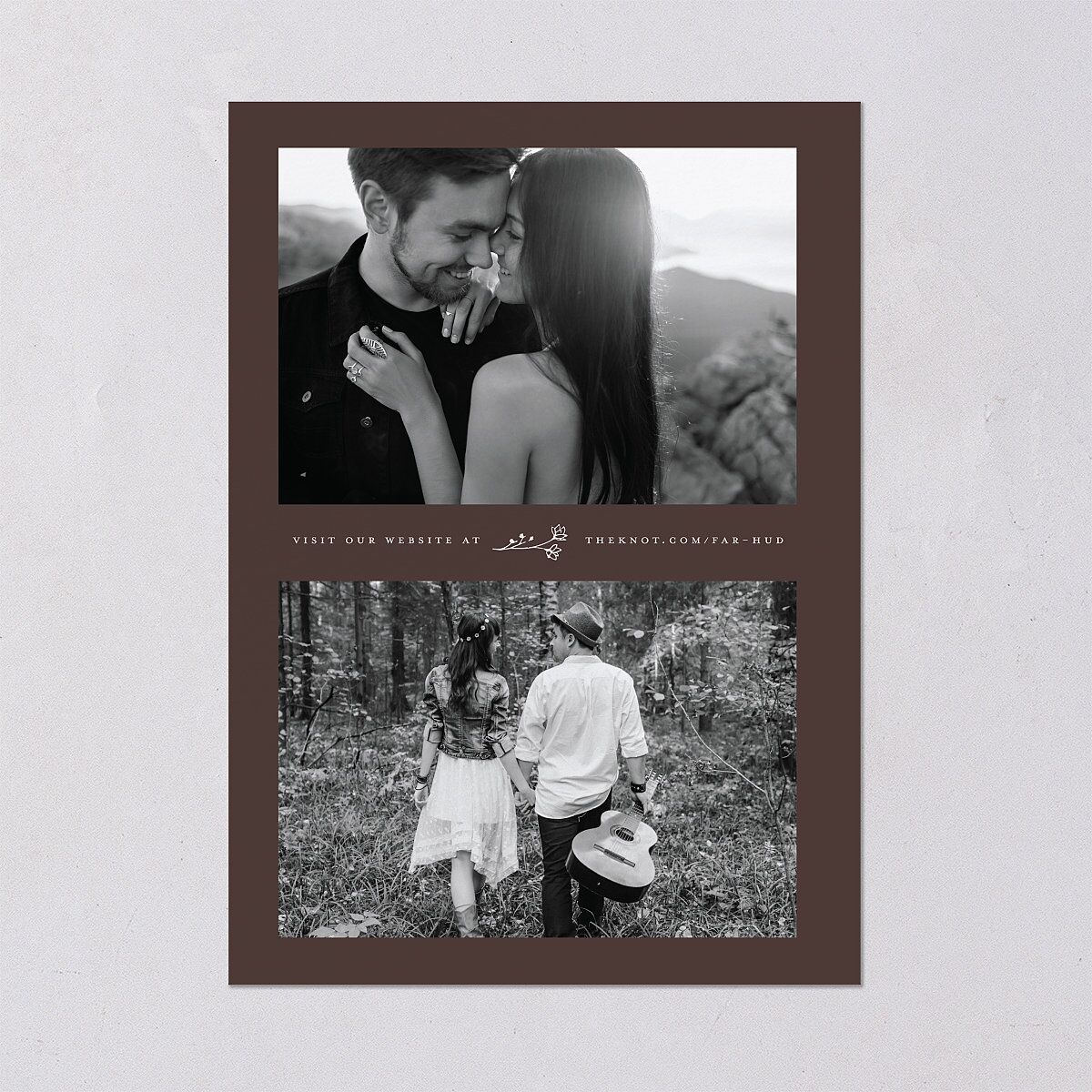 Accent Leaf Wedding Invitations — view 3